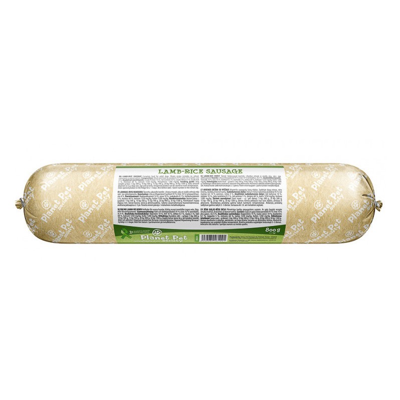 Planet Pet Pps lamb-rice sausage 800 g