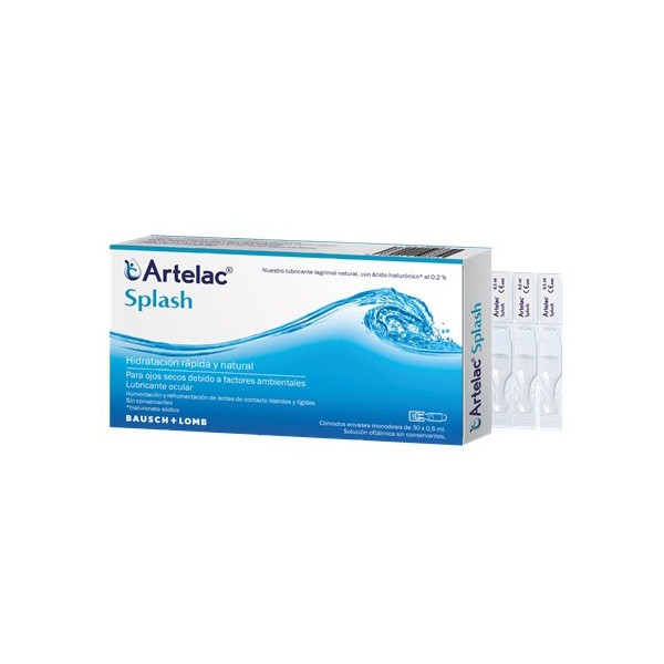 Artelac Splash colirio ojo seco 30 monodosis 10x0,5ml