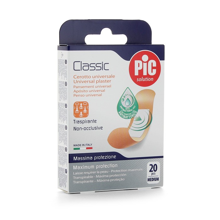 Pic Classic bactericida Adhesivo 19x72 20u