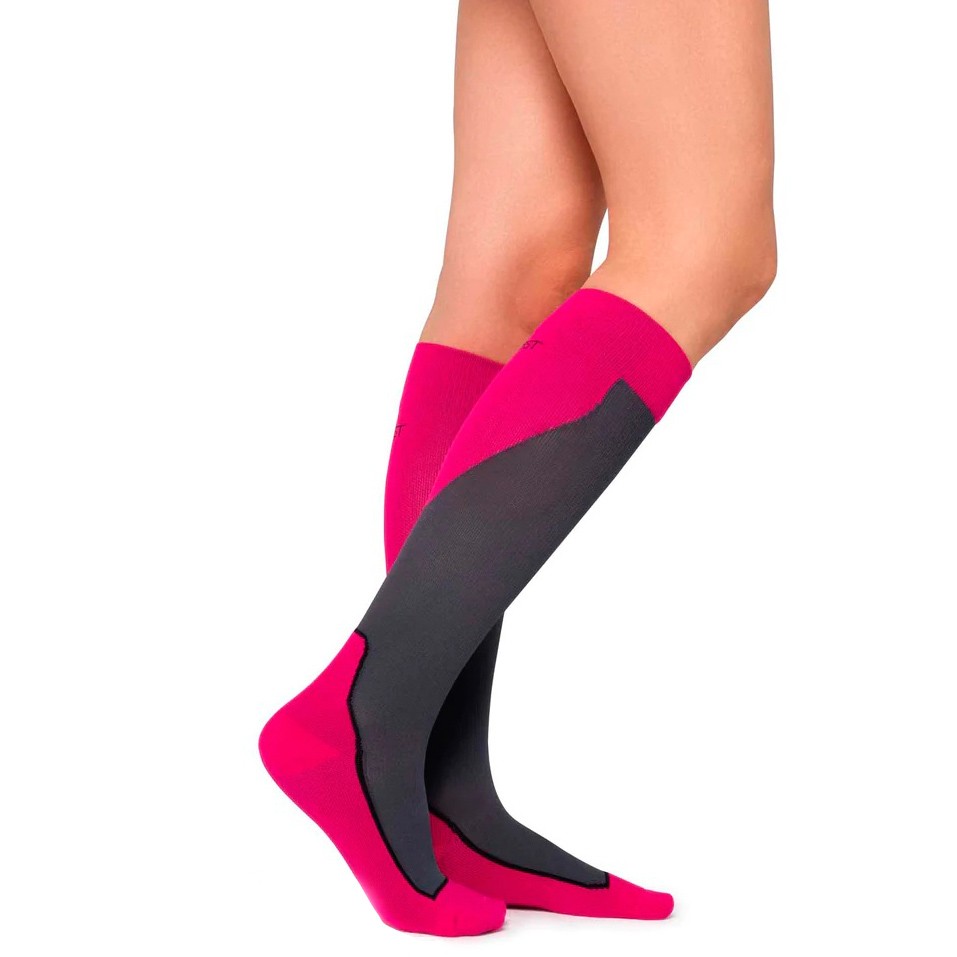 Jobst calcetín Sport CCL1 rosa/gris talla M